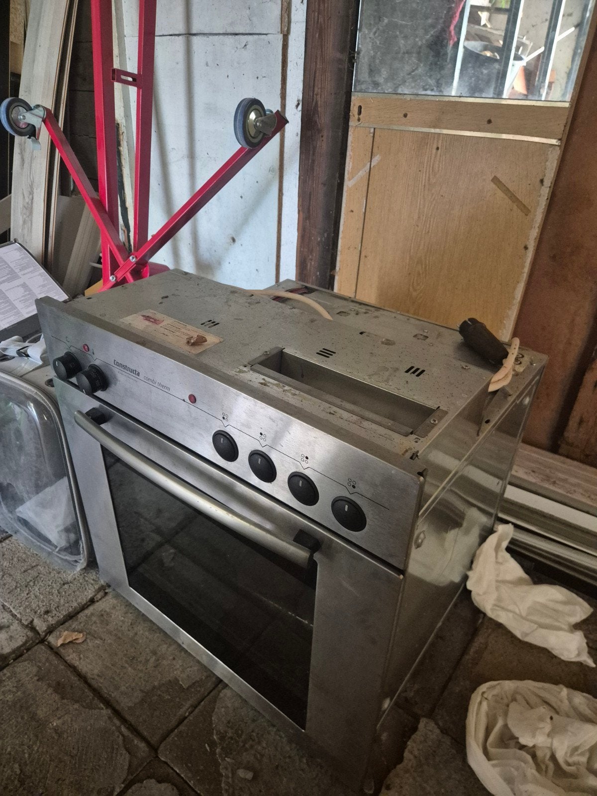 Constructa combi-therm oven - Inbouw, gebruikt, Ophalen, Oven, 60 cm of meer, Inbouw