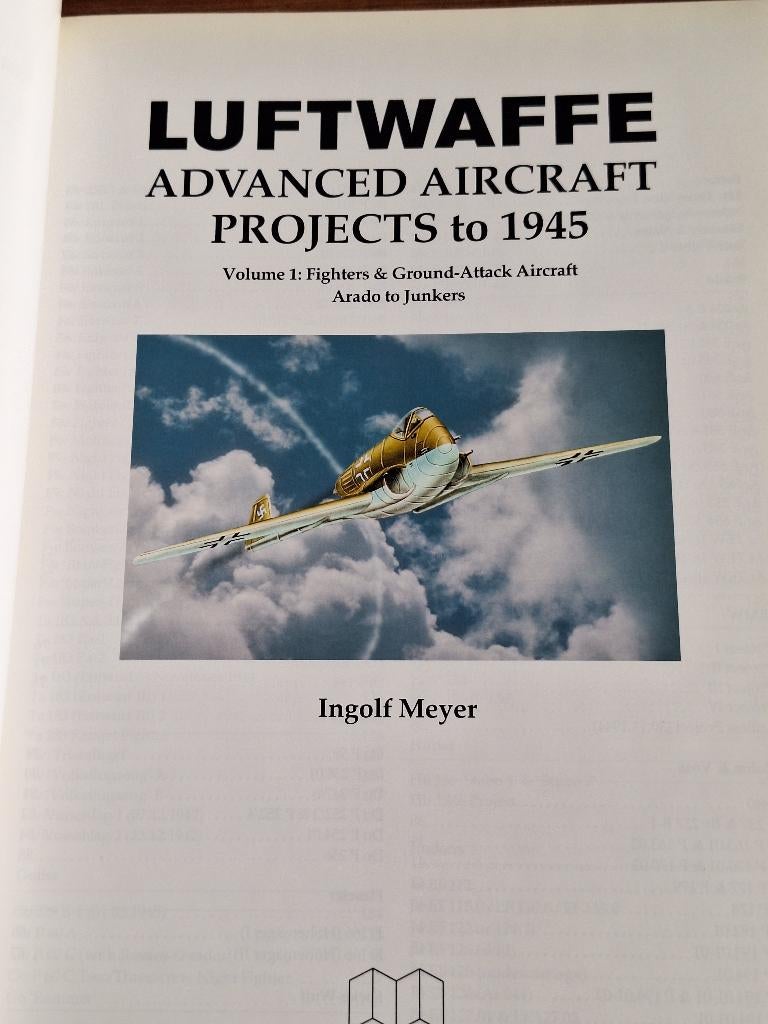 Luftwaffe Advanced Aircraft Projects to 1945, Ophalen of Verzenden, Tweede Wereldoorlog, Gelezen, Overige onderwerpen