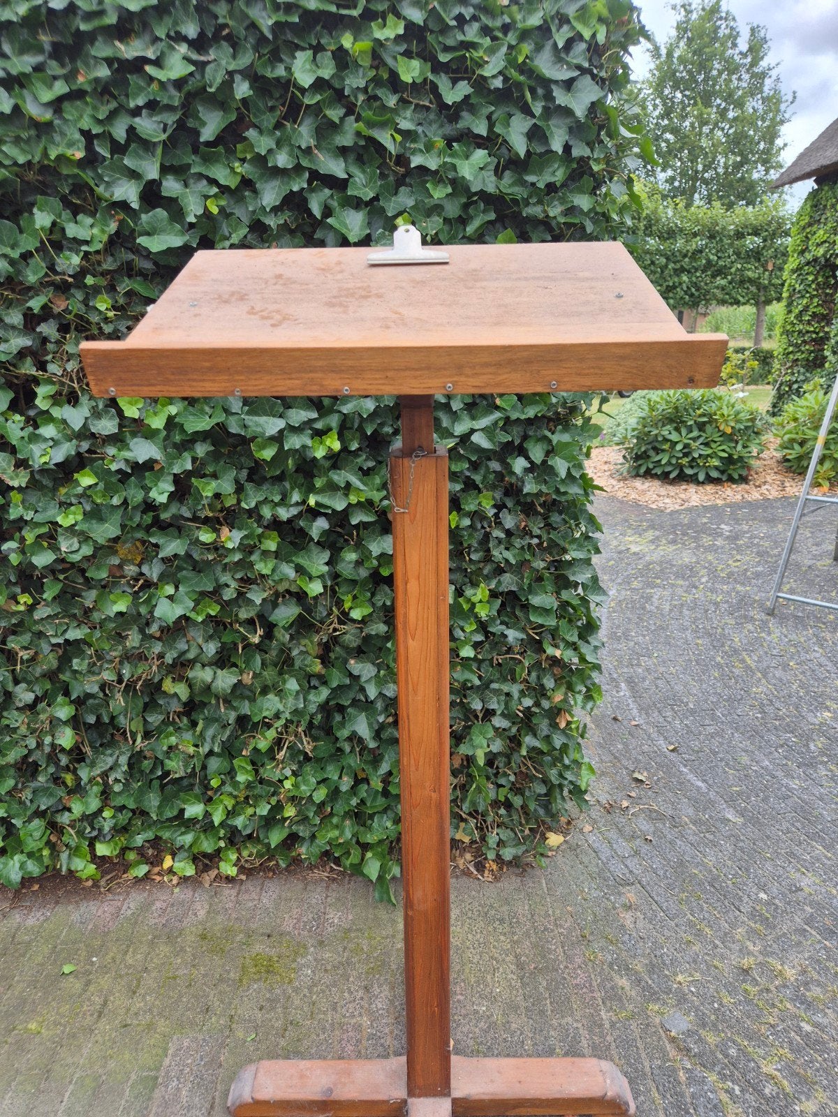 Vintage houten spreekstoel / lessenaar, Ophalen of Verzenden