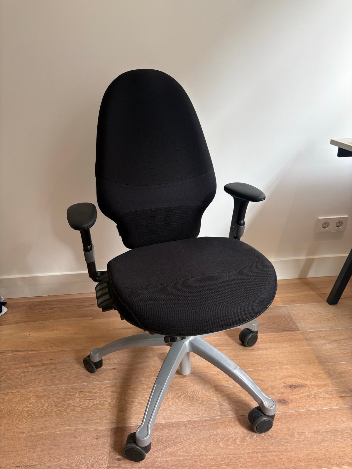 Zwarte ergonomische bureaustoel - Gebruikt, Ophalen, Gebruikt, Zwart, Bureaustoel