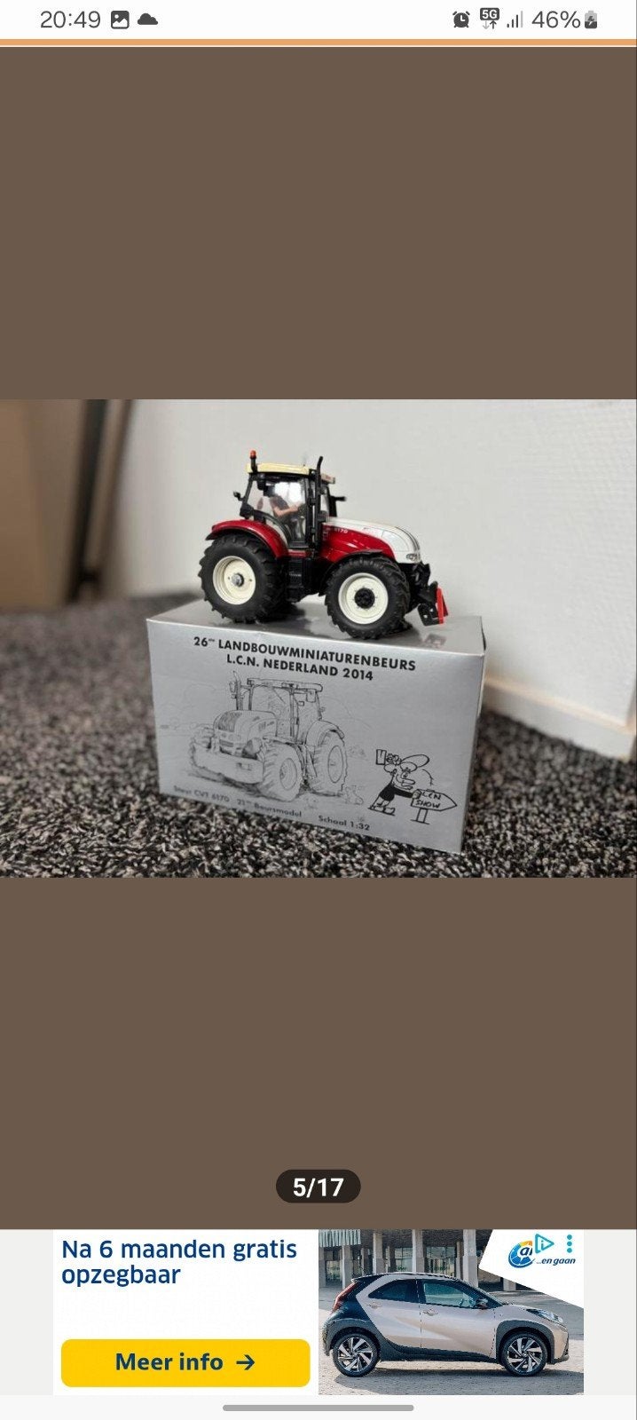 Landbouwminiaturenbeurs Tractor Schaal 1:32, Hobby en Vrije tijd, Modelauto's | 1:32, Nieuw, Tractor of Landbouw, SIKU, Ophalen of Verzenden