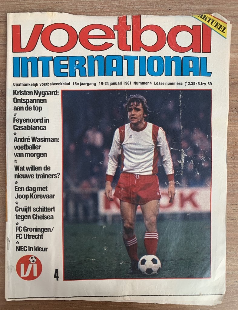 Voetbal International VI Div. tijdschriften uit 1981 / €1,50, Ophalen of Verzenden, Zo goed als nieuw, F.C. Utrecht, Boek of Tijdschrift