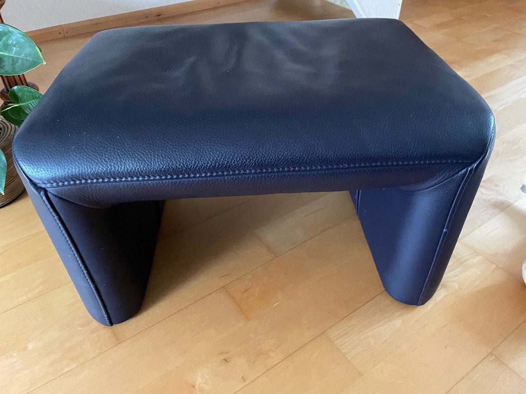 Hocker, Ophalen, Leer, 75 tot 100 cm, Zo goed als nieuw