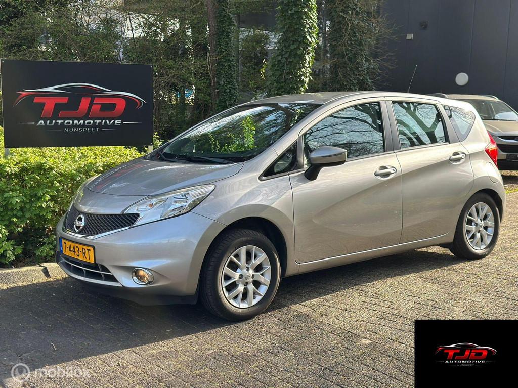 Nissan Note 1.2 Connect Edition, navi, AC, Cruise Control, Euro 5, Stof, Zwart, 1198 cc