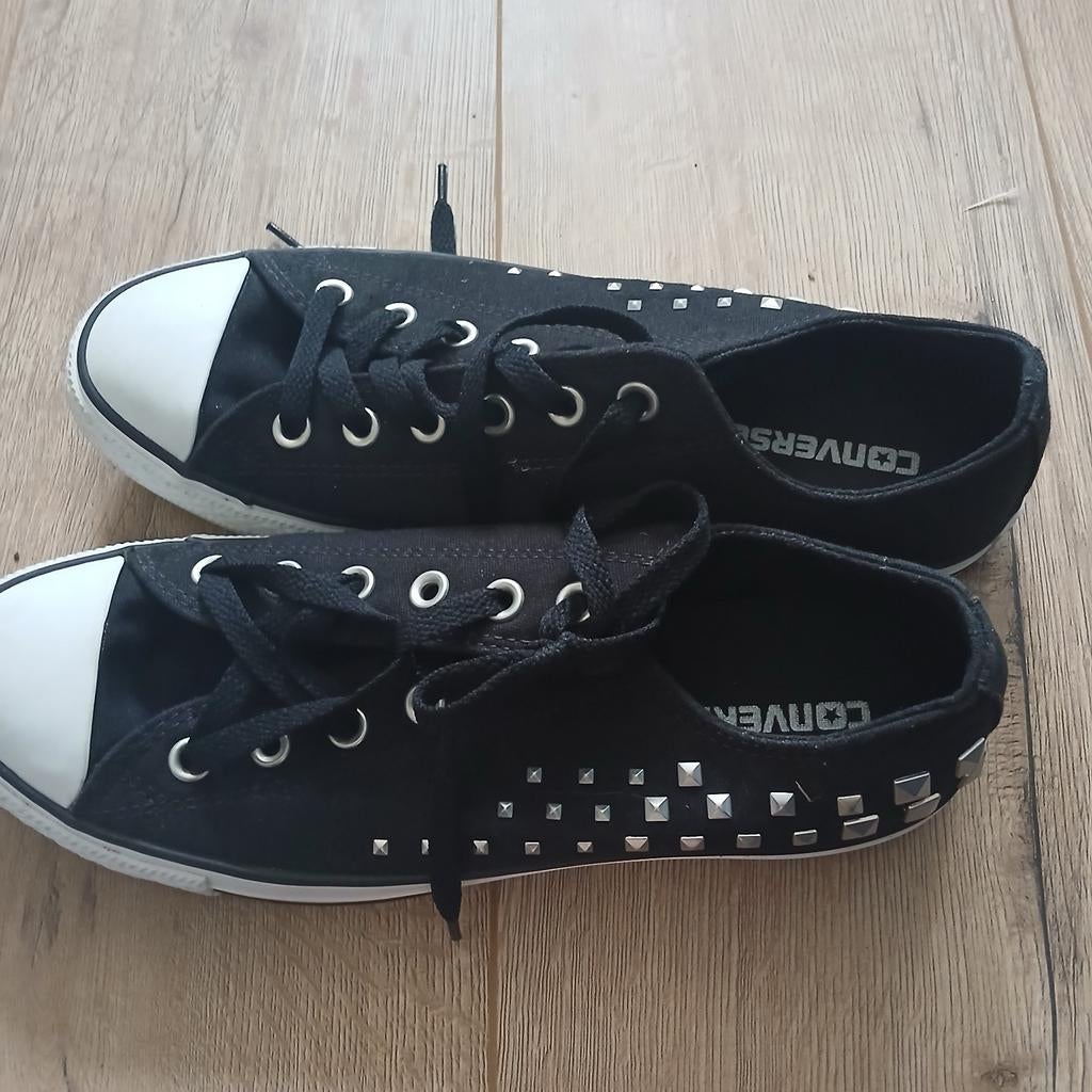 Converse all stars met studs maat 41,5, Kleding | Dames, Schoenen, Ophalen, Zwart, Sneakers of Gympen, Converse All Stars