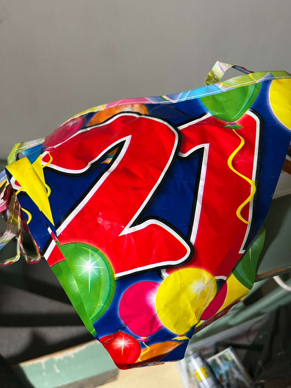 Vlaggenlijn 21 jaar - Feestelijke Verjaardagsversiering, Ophalen, Nieuw, Versiering, Verjaardag