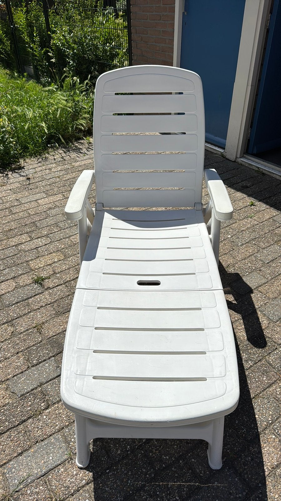 Ligbed, Tuin en Terras, Ligbedden, Ophalen, Zo goed als nieuw, Aluminium