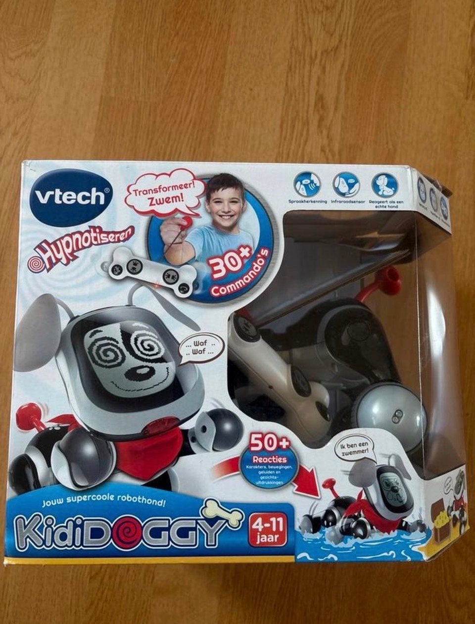 VTech KidiDoggy Robothond - Interactief en Transformeerbaar, Kinderen en Baby's, Speelgoed | Vtech, Ophalen, Zo goed als nieuw