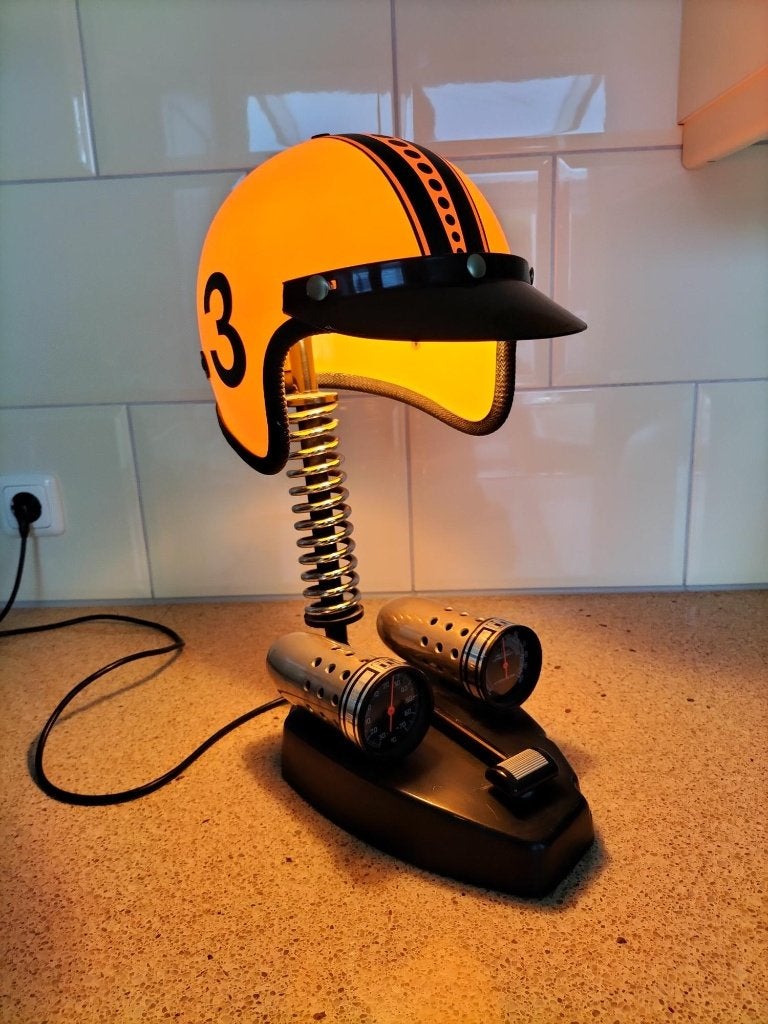 Prachtige FF Leuchten race helm lamp auto motor racewagen, Overige typen, Gebruikt, Overige merken, E27 (groot)