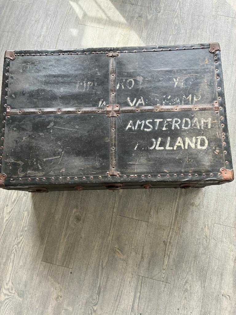 Antieke kist, Ophalen, Overige materialen, Gebruikt, 50 tot 100 cm