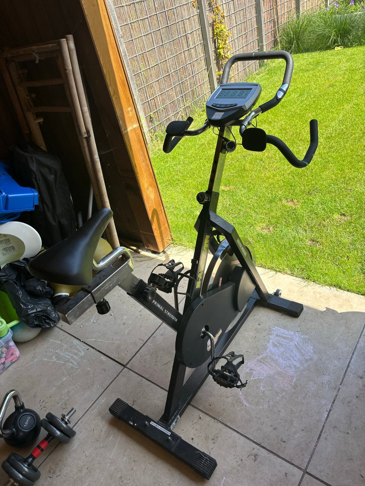 MPF Speed Bike - Primal Strength Hometrainer, Sport en Fitness, Ophalen, Spinningfiets, Zo goed als nieuw, Metaal