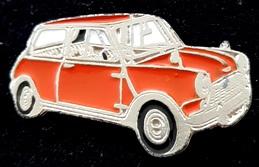 Mini pin- oranje gelakt, Verzenden, Nieuw, Transport, Speldje of Pin