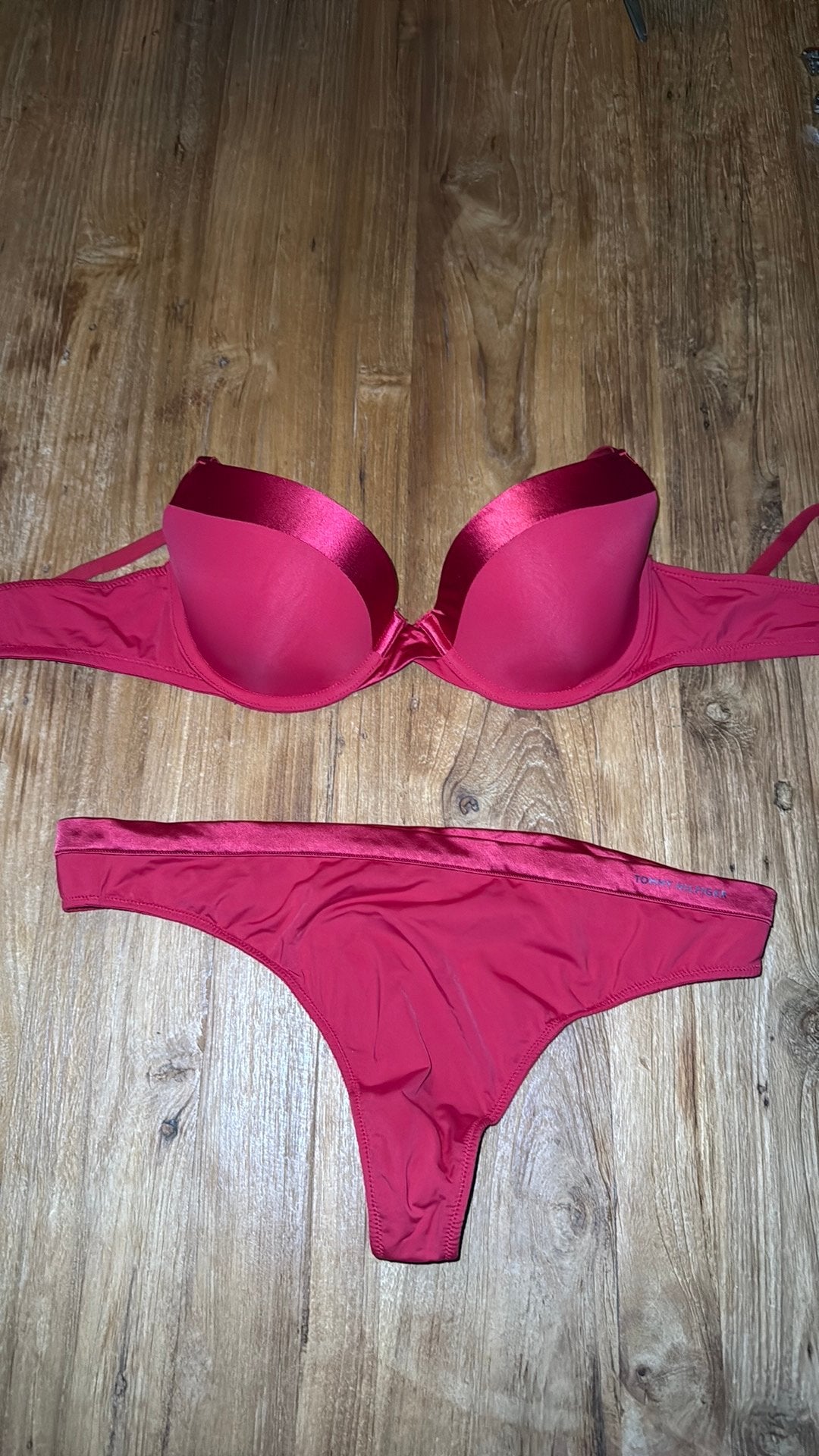 Lingerie setje, Verzenden, Rood, Setje