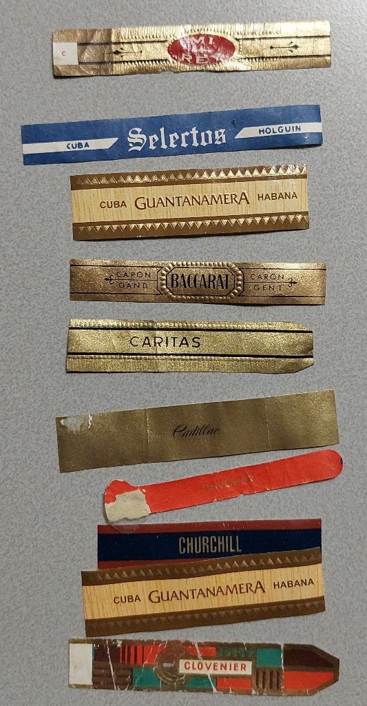 Sigarenbandjes, Ophalen of Verzenden, Gebruikt, Sigarenbandjes