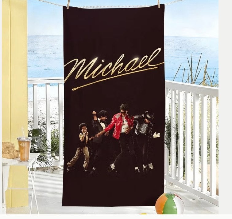 Michael Jackson badhanddoek / strandhanddoek (70x140cm), Ophalen of Verzenden, Nieuw