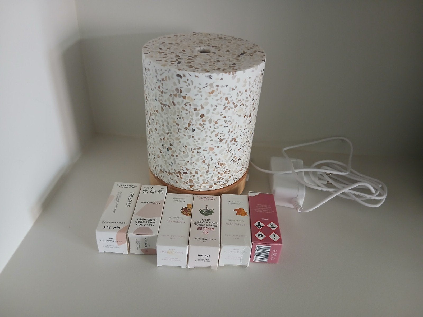 Geurwolkje diffuser met verschillende geuren, Ophalen
