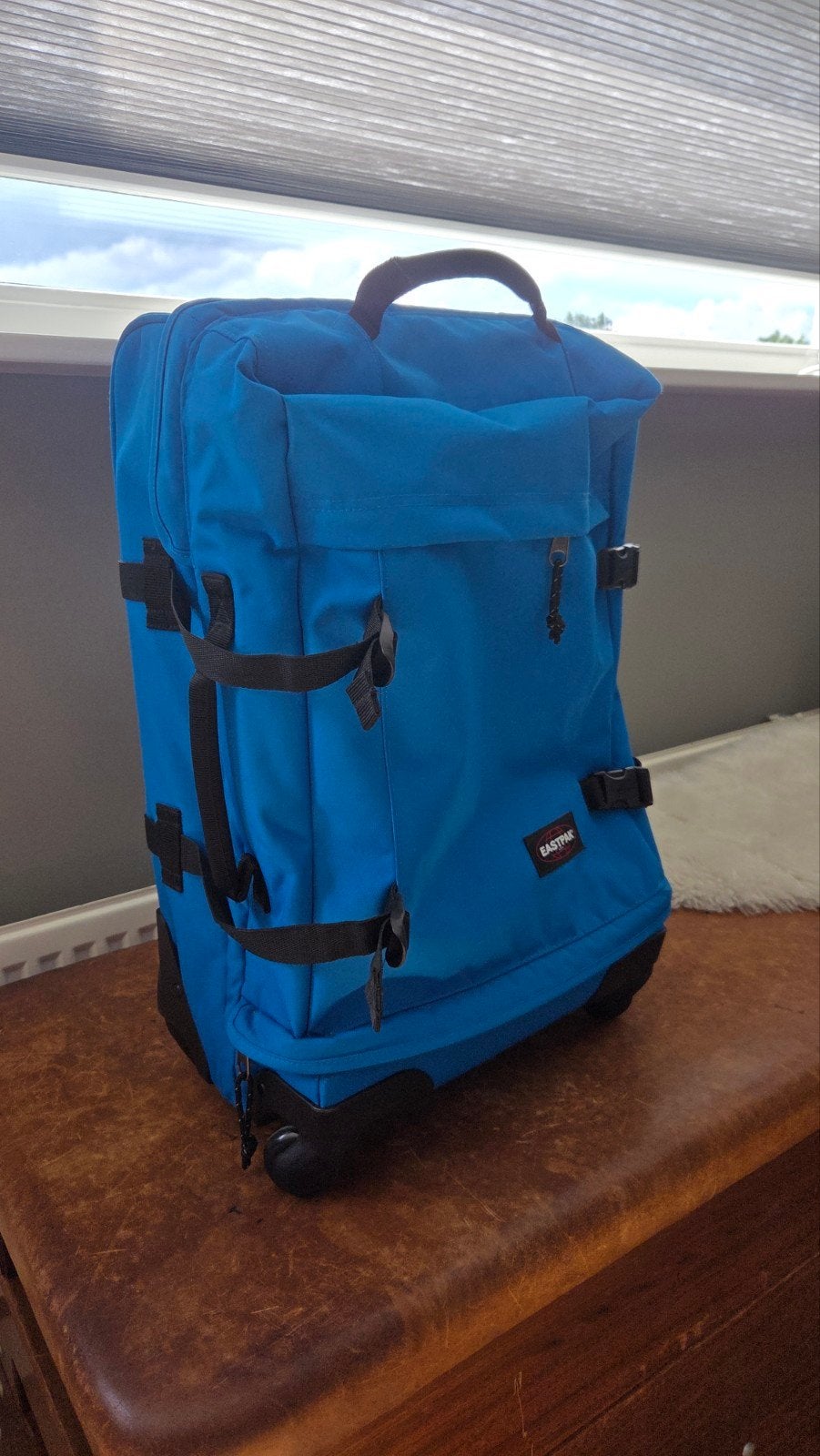 Eastpak Trolley - Blauw met 360 graden draaiende wieltjes, Ophalen, Gebruikt, Blauw, Wieltjes