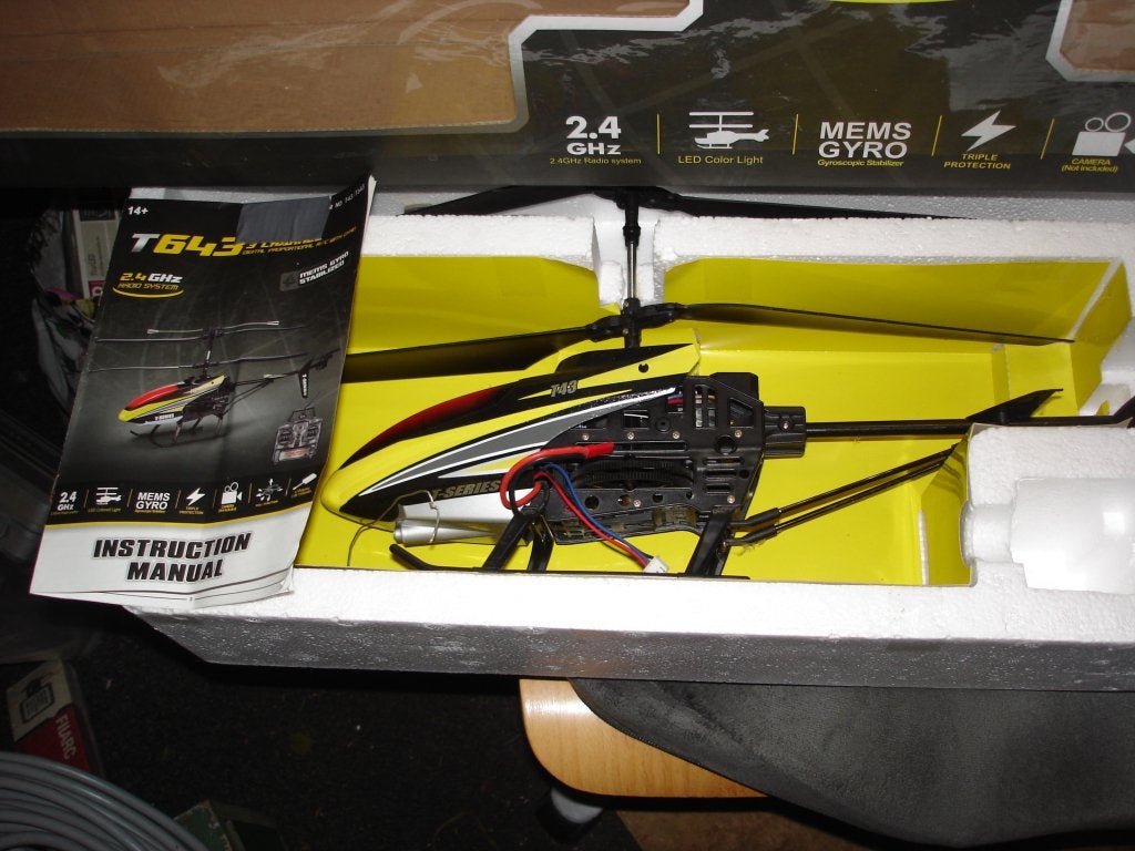 MJX T43 T643 RC Helikopter, Hobby en Vrije tijd, Ophalen, Gebruikt, Elektro, Helikopter