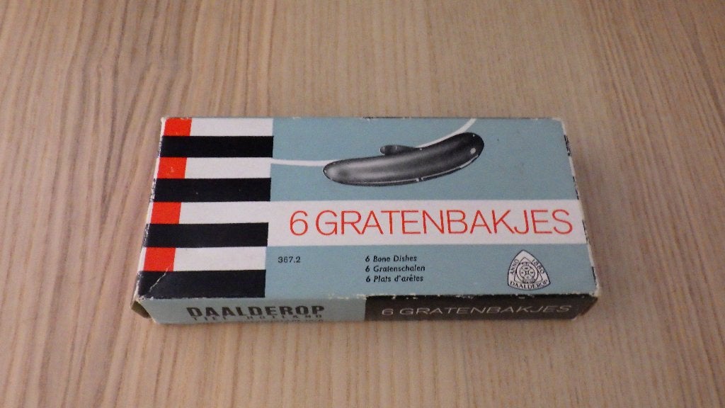 retro visgratenbakjes, Ophalen of Verzenden, Overige typen