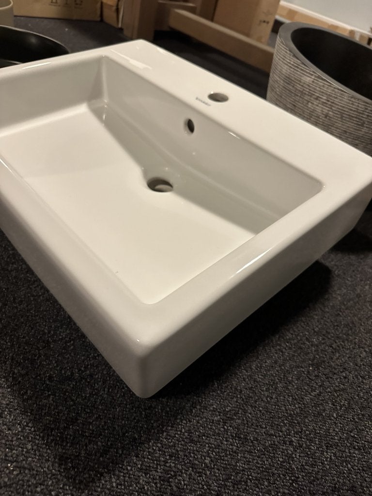 Duraviet wastafel glans wit 60x47x12,5cm, Niet ingevuld, Niet ingevuld, Nieuw, Ophalen of Verzenden