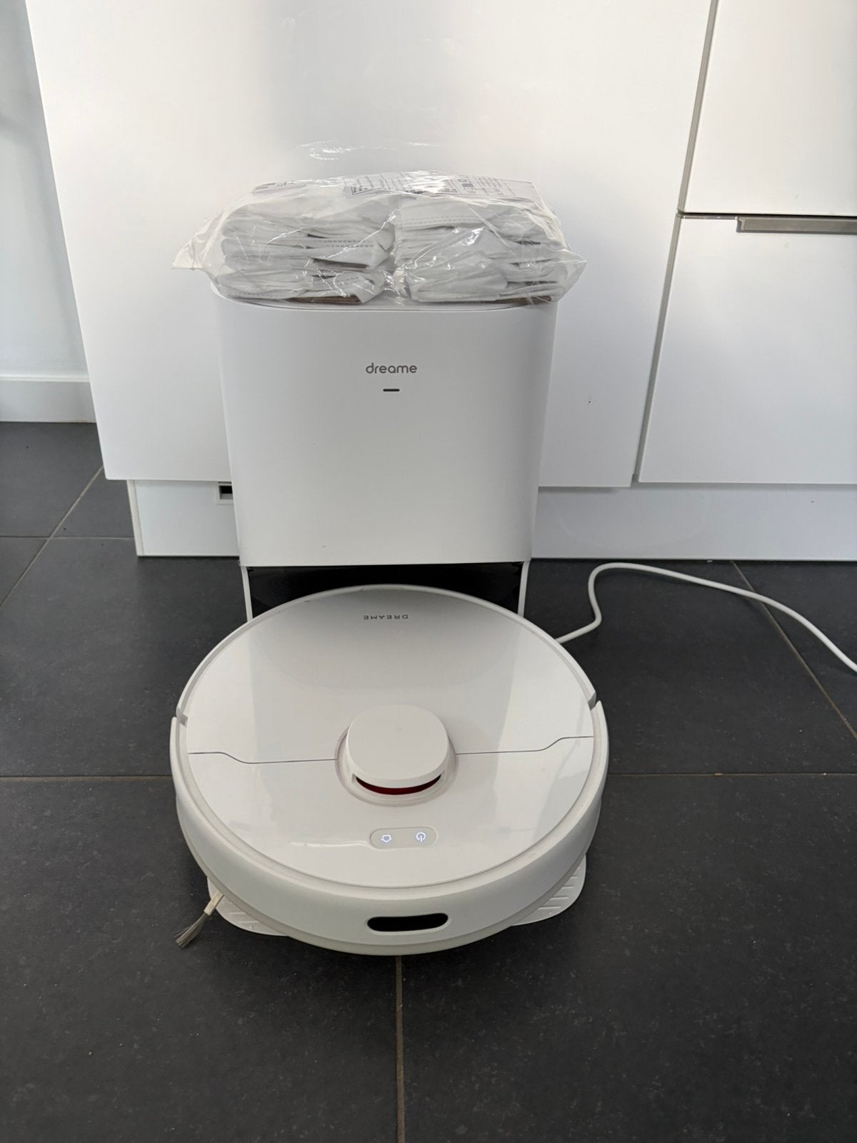 Dreame d10 plus robot stofzuiger, Witgoed en Apparatuur, Stofzuigers, Ophalen of Verzenden, Zo goed als nieuw
