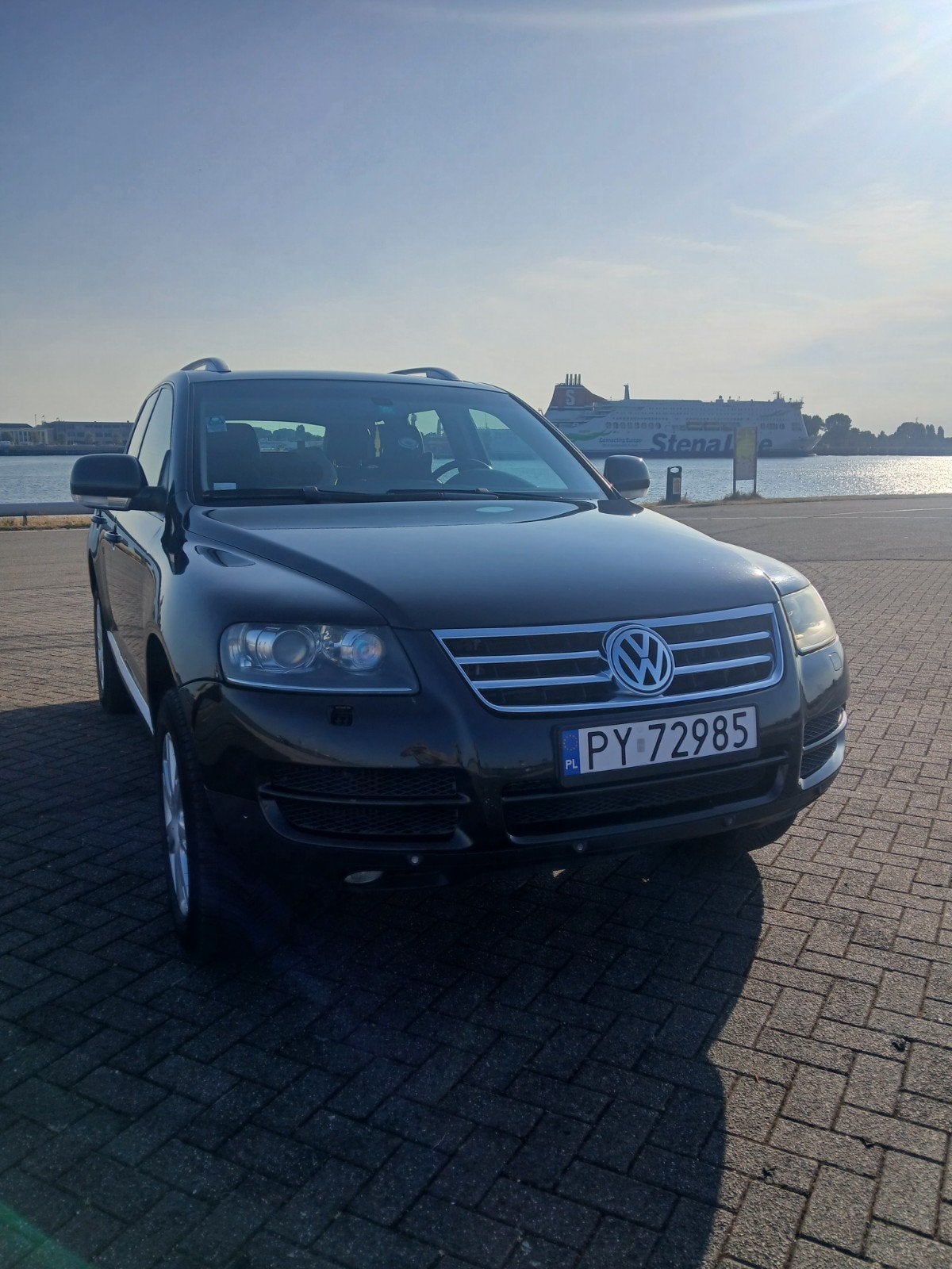 Volkswagen Touareg 3.0 TDI Automaat 2006, Auto's, Automaat, Zwart, Leder, Diesel