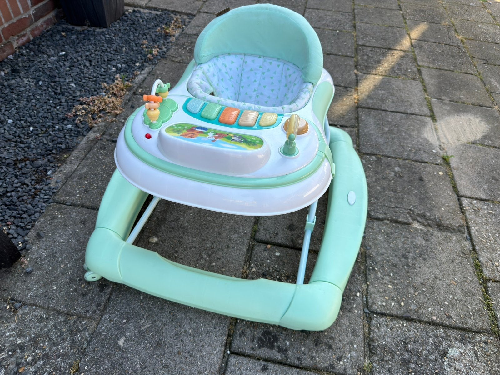 Prenatal Topmark 2-in-1 Loopstoel Max Green, Ophalen, Zo goed als nieuw, Overige typen, Met wieltjes