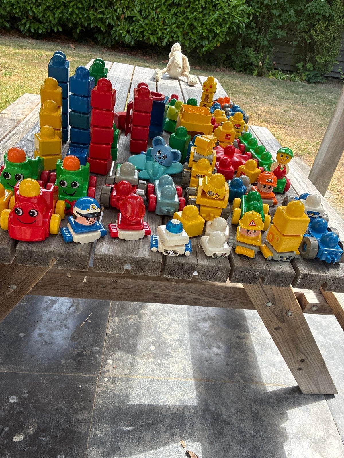 Primo Lego:,Grote partij Lego Primo speelgoed, Ophalen, Inclusief minifiguren, Gebruikt, Duplo