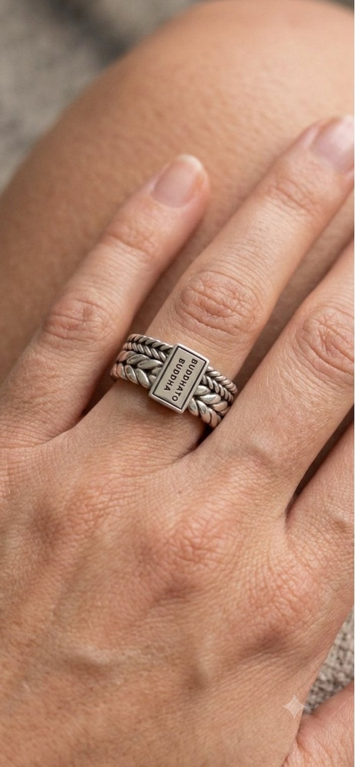 Buddha to buddha ring, Nieuw, Ophalen of Verzenden, 17 tot 18, Dame of Heer
