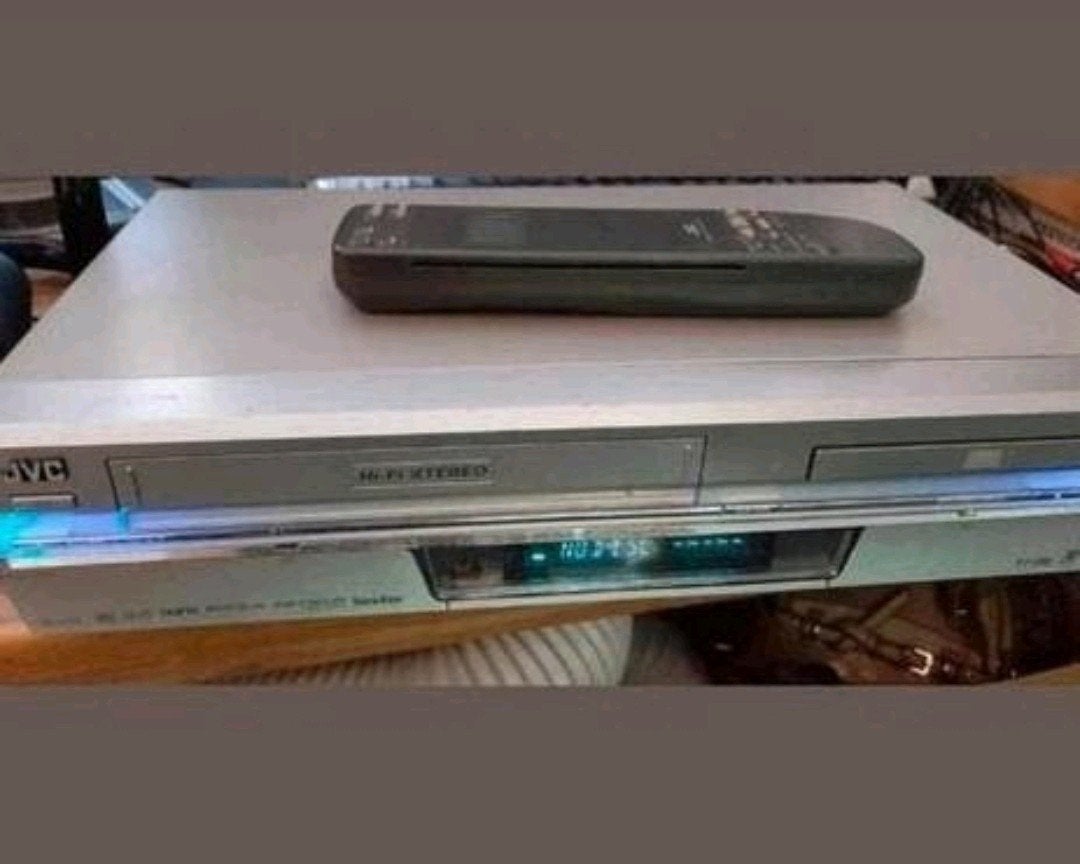 JVC Hi-Fi Stereo VHS-speler/DVD-speler combi, Ophalen of Verzenden, Gebruikt, VHS-speler of -recorder
