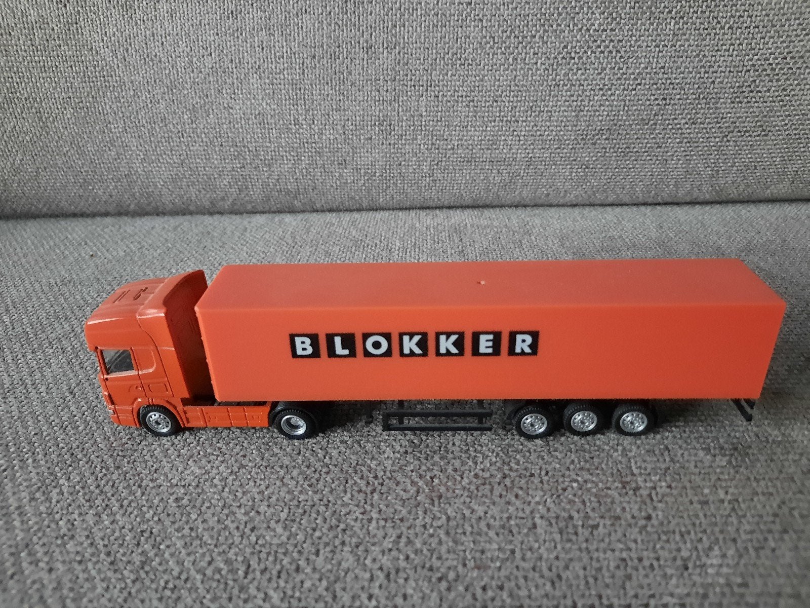 Miniatuurmodel Blokkertruck Scania, Hobby en Vrije tijd, Ophalen of Verzenden