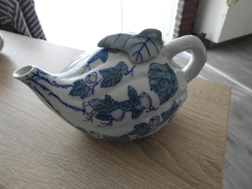 Vintage Chinees keramische theepot, Ophalen