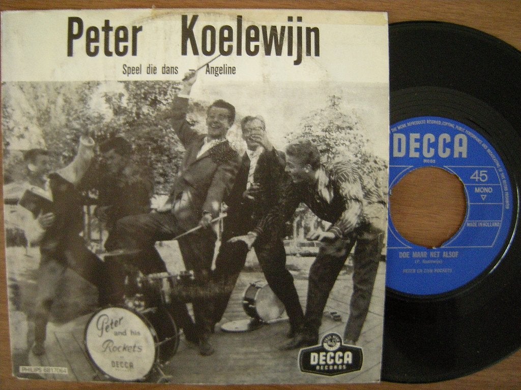 Peter Koelewijn and his Rockets (Speel die dans), Gebruikt, 7 inch, Ophalen of Verzenden, Rock