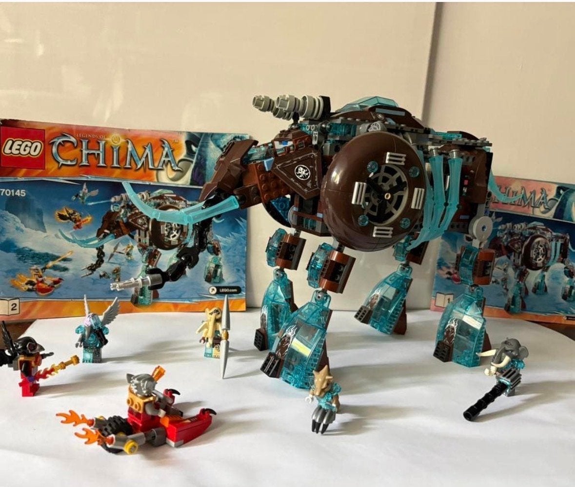 LEGO Chima Maula's IJsmammoet met alle minifiguren (70145), Ophalen of Verzenden, Zo goed als nieuw