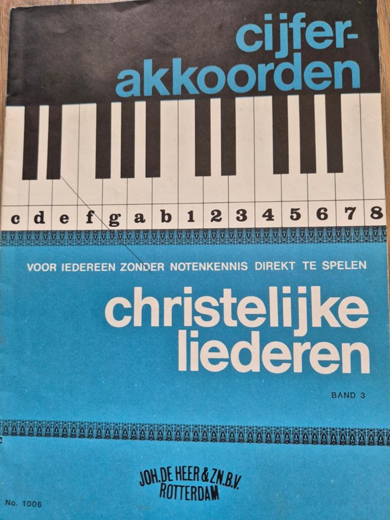 Cijfer-akkoorden Christelijke Liederen Band 3, Muziek en Instrumenten, Ophalen of Verzenden