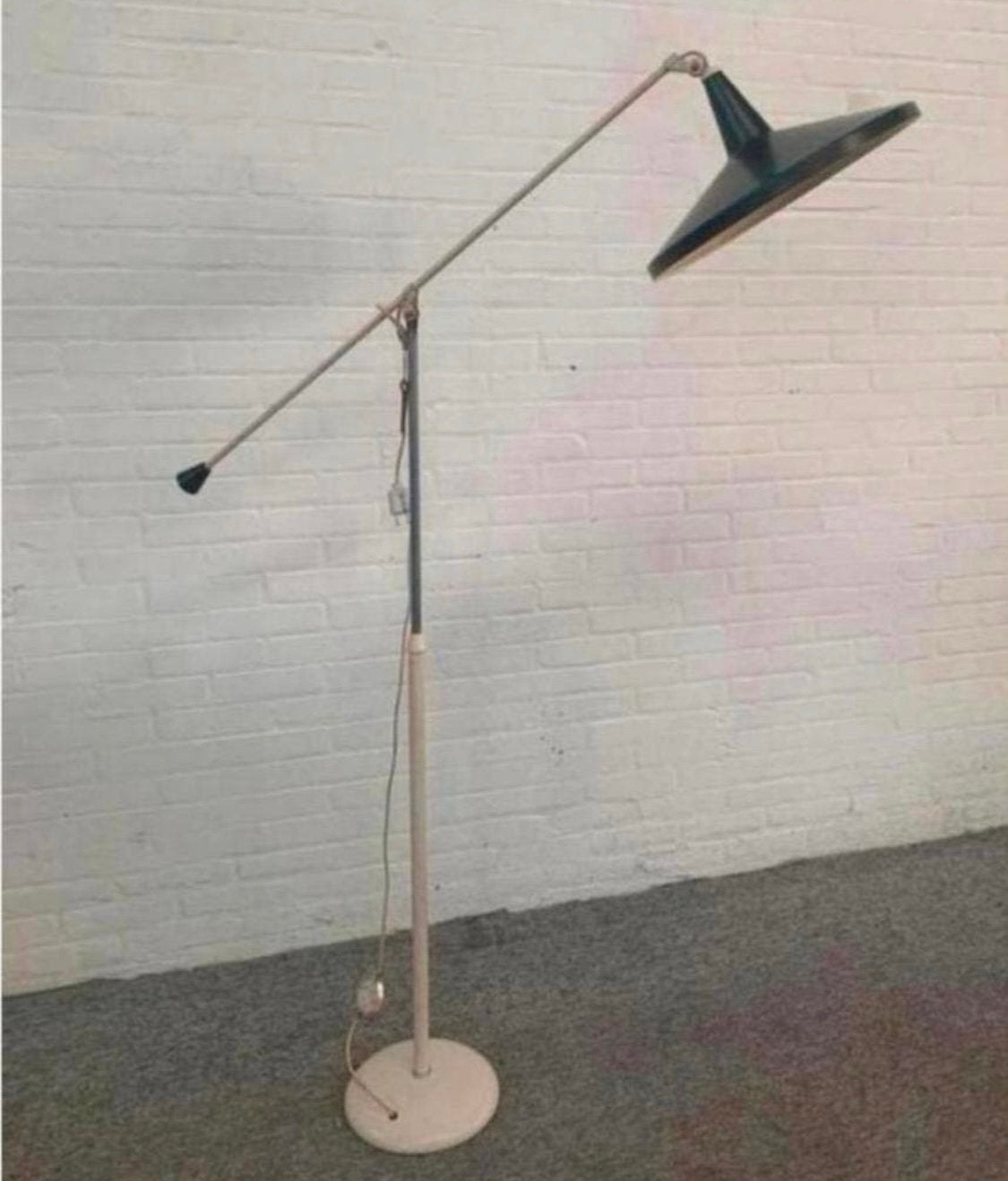 Lamp Staande Panama lamp Model 6350 Wim Rietveld Gispen 50s., Ophalen of Verzenden