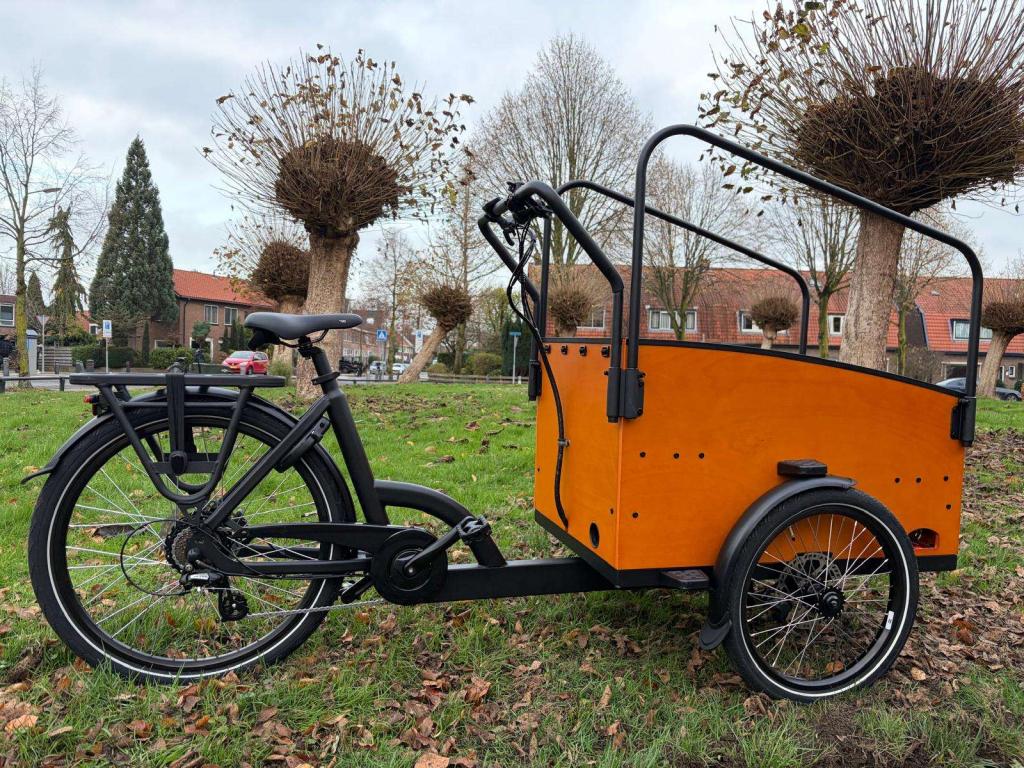 Fietshokje Amersfoort: Nieuwe Raaks Bremerton bakfiets, 4 kinderen of meer, Huif, Niet ingevuld, Nieuw