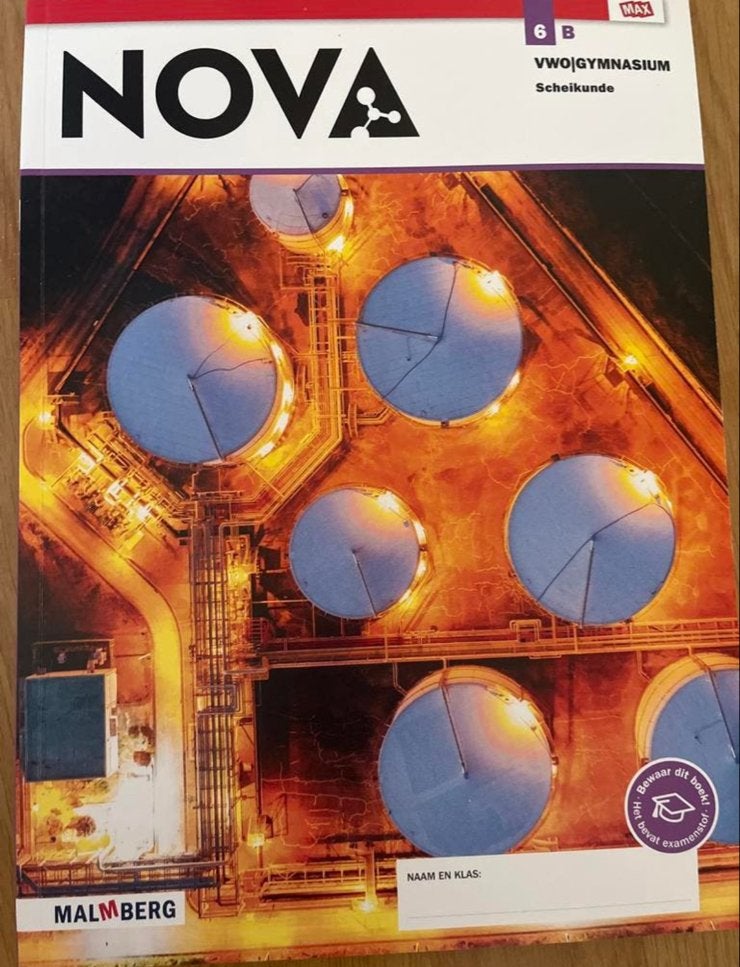 NOVA Scheikunde VWO/Gymnasium 6B - Malmberg, Boeken, Schoolboeken, Ophalen of Verzenden, Nieuw, VWO, Scheikunde