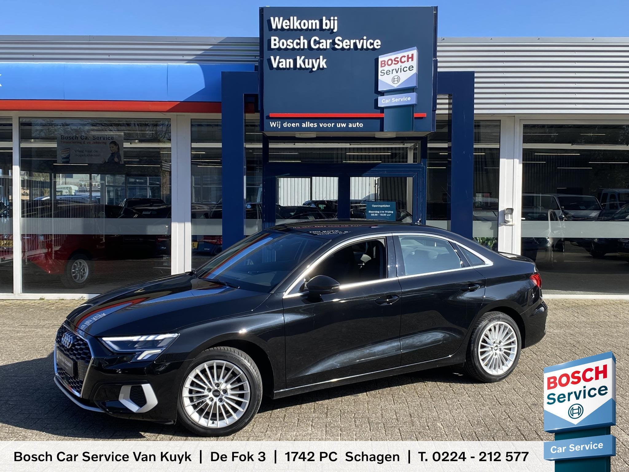 Audi A3 Limousine 30 TFSI Business edition / Nieuw Model / A, Stof, Gebruikt, Zwart, Origineel Nederlands