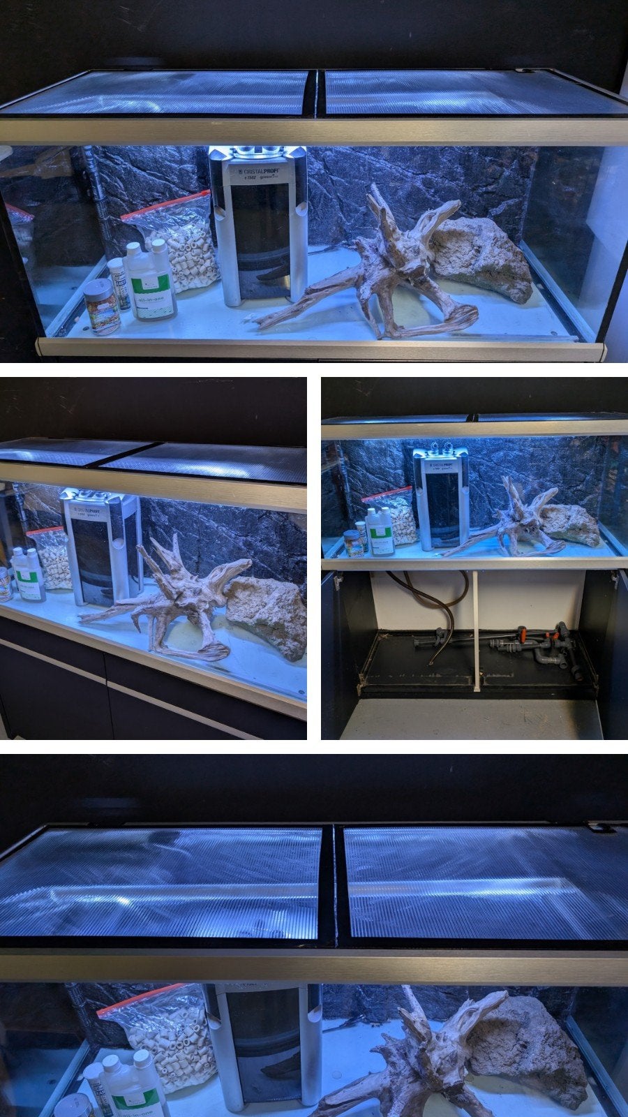 Alvastabil aquarium 325 L ledverlichting zeer netjes, Dieren en Toebehoren, Vissen | Aquaria en Toebehoren, Zo goed als nieuw