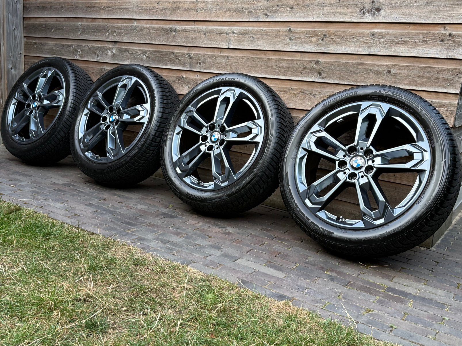 Orig BMW X1 X2 Styling 1041 19 inch velgen + winterbanden, 19 inch, Gebruikt, Banden en Velgen, Personenwagen