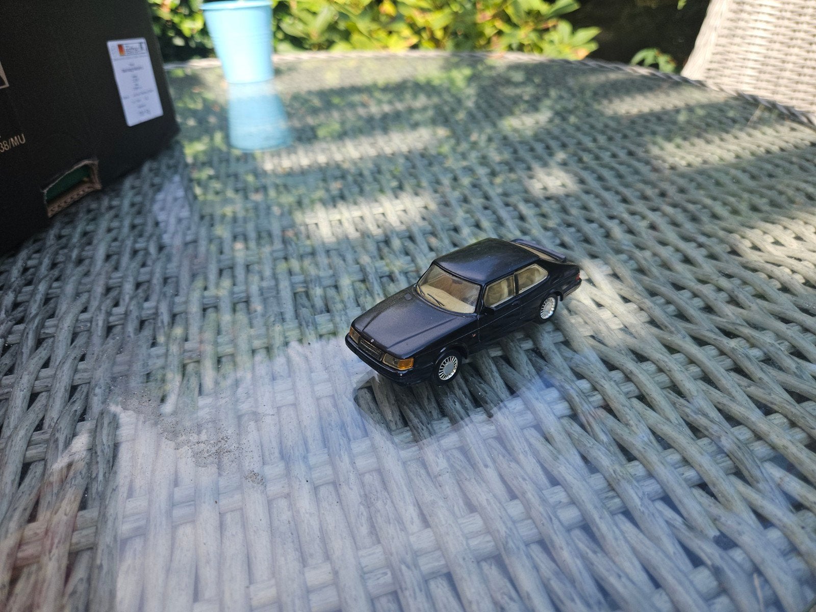 Zwart Saab 900 modelauto - Zo goed als nieuw, Ophalen of Verzenden, Zo goed als nieuw, Overige typen
