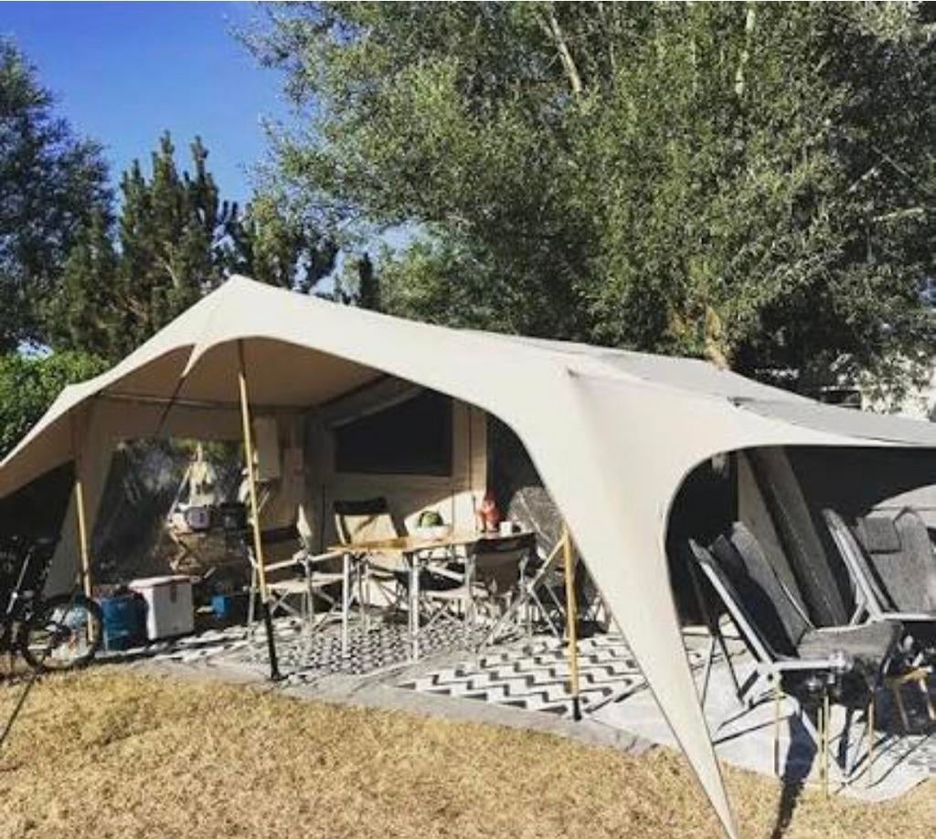 Campooz lazy jack 2022/23 zeer compleet, Caravans en Kamperen, Ophalen, Zo goed als nieuw, Tot en met 4