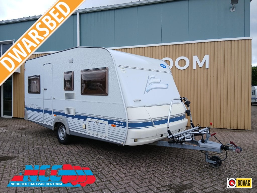 Wilk S3 450 RS, Caravans en Kamperen, Caravans, Rondzit, 750 - 1000 kg, Schokbreker, Wilk