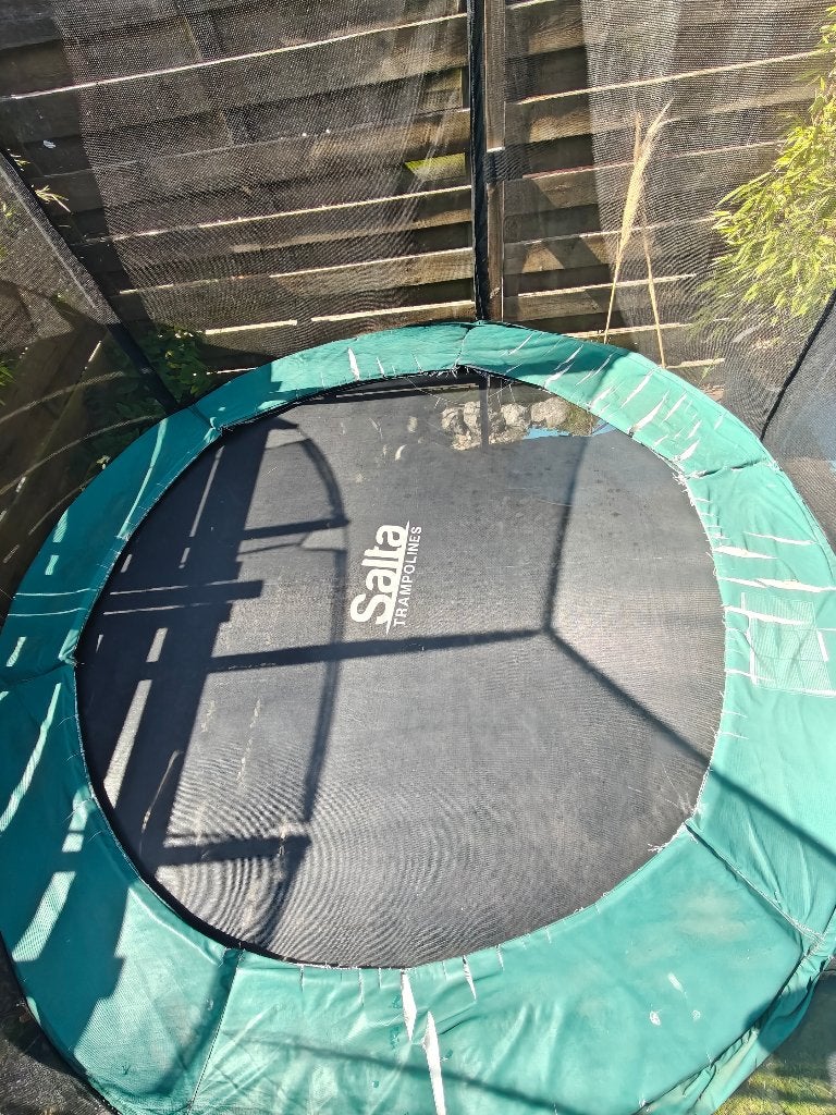Trampoline te koop, Ophalen, Gebruikt