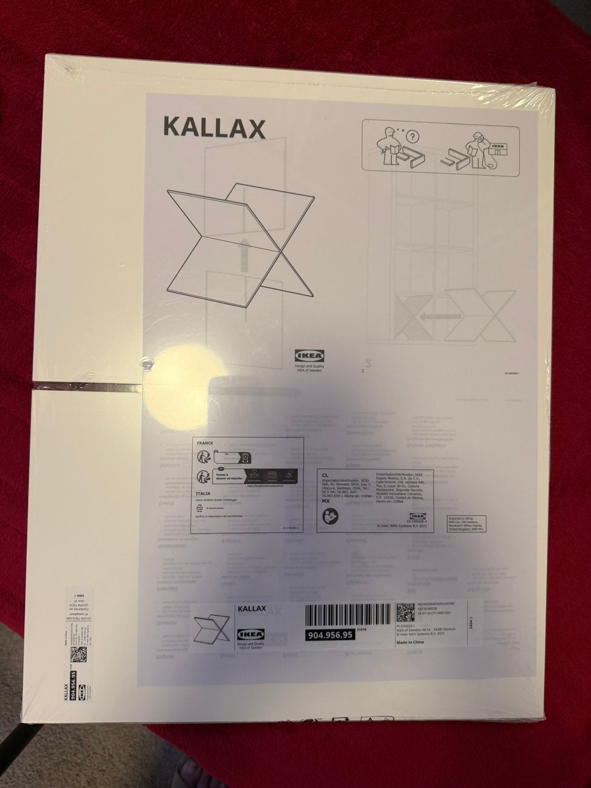 Kallax inzet with compartments, Ophalen of Verzenden, Nieuw in verpakking