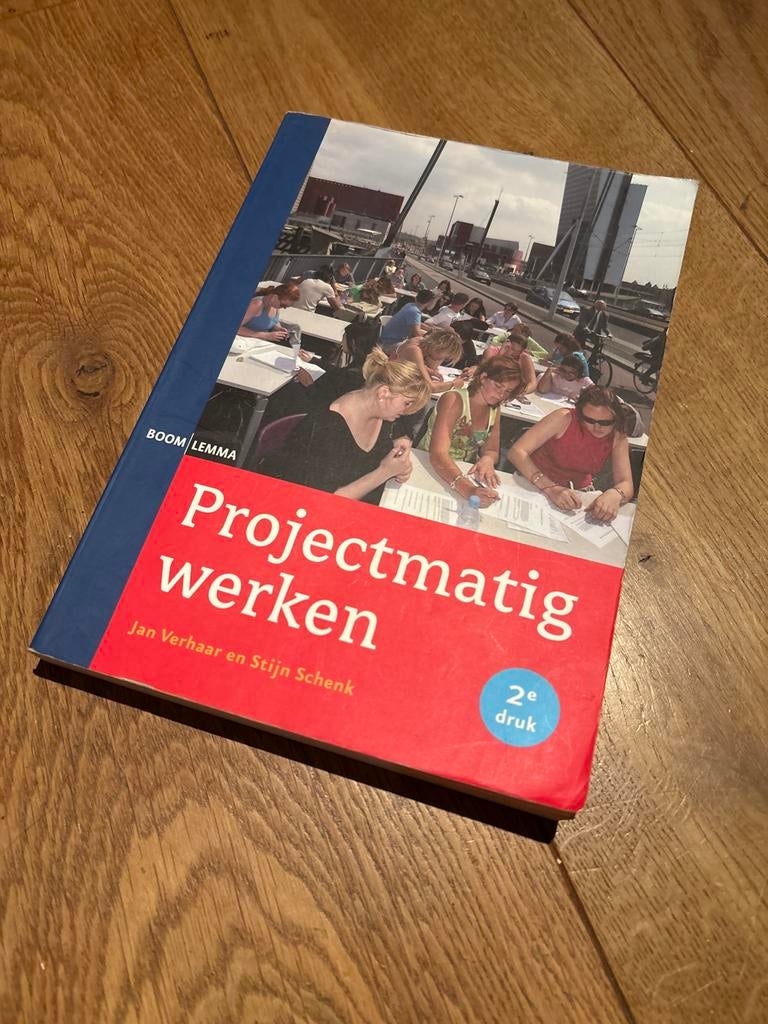 Projectmatig werken - Jan Verhaar & Stijn Schenk (2e druk), Boeken, Ophalen of Verzenden, Gamma, Gelezen, HBO