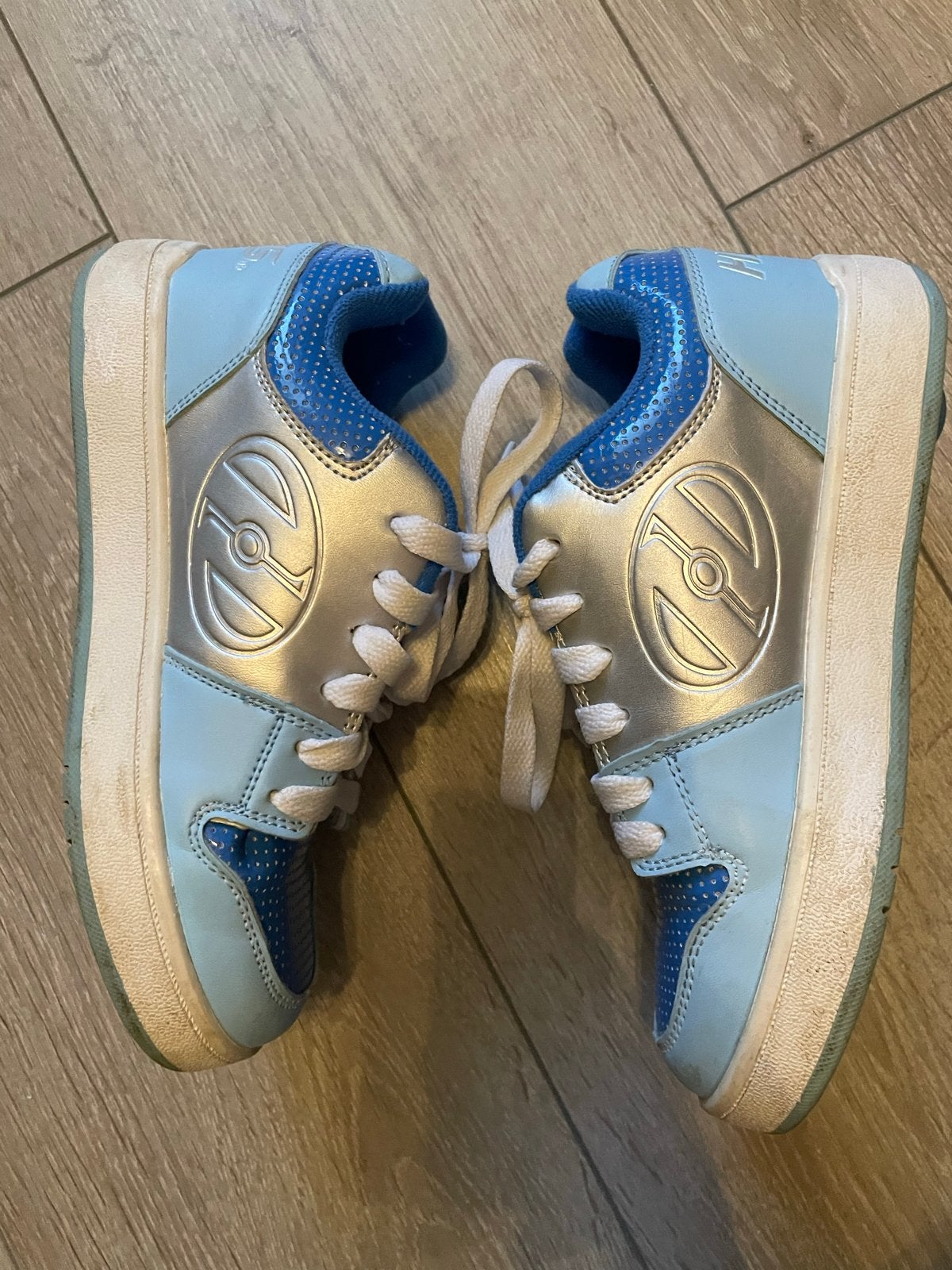 Heelys rolschoenen - Blauw/Zilver - Maat 35, Ophalen, Zo goed als nieuw, Overige typen