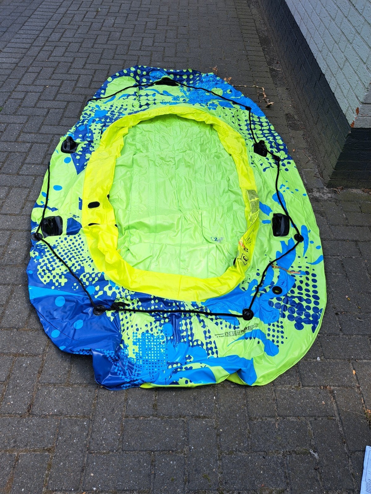 Opblaasbare boot met peddels en pomp, Ophalen of Verzenden, Gebruikt