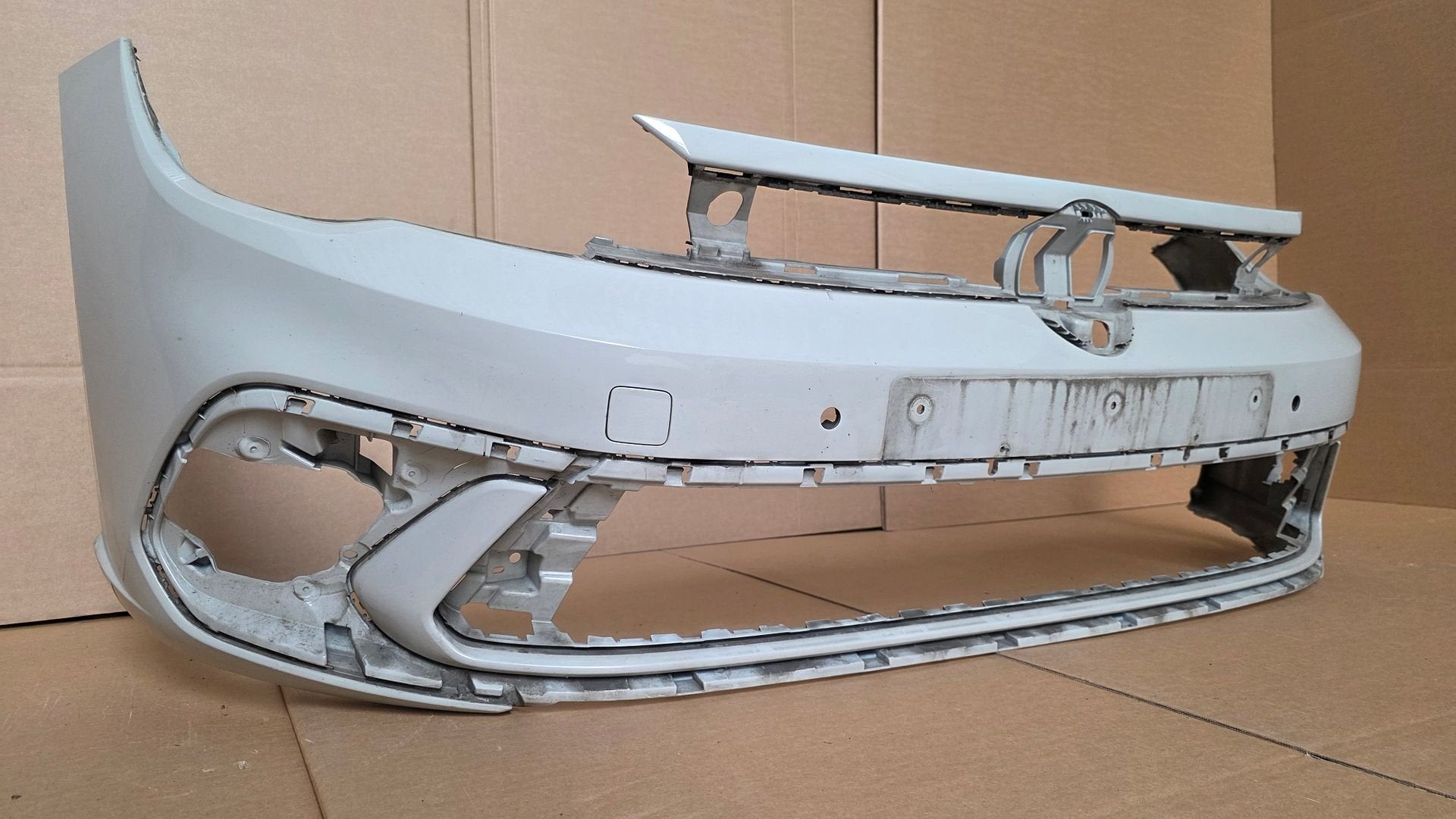 Voorbumper VW Polo 2G Facelift Bumper bj.2022-2026 LA7A, Auto-onderdelen, Carrosserie en Plaatwerk, Gebruikt, -, Voor, Ophalen of Verzenden